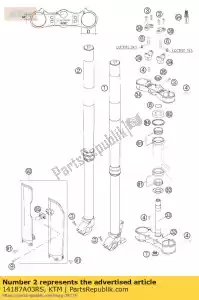 ktm 14187A03RS stelo forcella r / s wp48 sx 05 - Il fondo