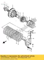 2125149200, Suzuki, spacer, primair suzuki gs gsg 1100 850, Nieuw