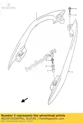 Qui puoi ordinare manico, passeggero da Suzuki , con numero parte 4623014G00YHG: