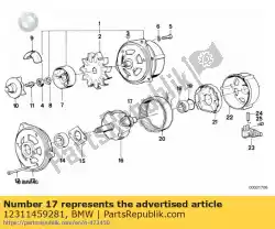 Qui puoi ordinare anello collettore (fino al 09/1992) da BMW , con numero parte 12311459281: