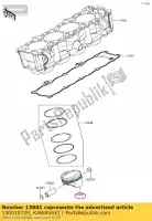 130010729, Kawasaki, motor a pistão klz1000acf kawasaki  klz 1000 2012 2013 2014 2015 2016 2017 2018, Novo