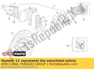 Piaggio Group AP8113866 vis - La partie au fond