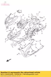 Aquí puede pedir perno hexagonal, zócalo pero de Yamaha , con el número de pieza 9011106X2600: