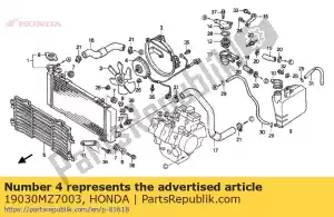 honda 19030MZ7003 motor assy., fan - Bottom side