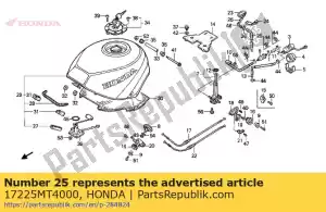 Honda 17225MT4000 tubo, serbatoio carburante dr - Il fondo