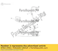 AP8213482, Piaggio Group, Remklauw voor. zwarte d32 aprilia  gulliver sr zd4kla00 zd4te zd4vfb00, zd4vfd00, zd4vfu00, zd4vfj, zd4vz000 50 1995 1996 1997 1998 1999 2000 2001 2002 2003 2004 2005 2006 2007 2008 2009 2010 2011 2012 2013 2014 2016 2017 2018 2019 2020 2021 2022, Nieuw