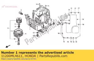 Honda 11200ML4611 skrzynia korbowa, dolna - Dół