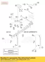 58314069400, KTM, pr?dko?ciomierz km / h f. 17 '02 ktm sc smc 625 660 2002 2003 2004, Nowy