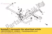 18652MCB610, Honda, tubo b, válvula de control de inyección de aire honda xl 650 2000 2001 2002 2003 2004 2005 2006, Nuevo