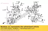 53133MT3000, Honda, quedarse, rr. cubierta de la manija honda st pan european  a st1100 st1100a 1100 , Nuevo