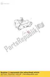 pakking-afdichtringen kit van Piaggio Group, met onderdeel nummer 497544, bestel je hier online: