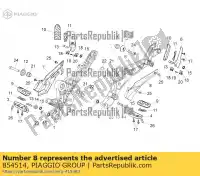 854514, Piaggio Group, lh proteção aprilia  mana na zd4rc000, zd4rca00, zd4rc001, zd4rcc00 zd4rcb00, zd4rcc01, zd4rce00 850 2007 2008 2009 2010 2011 2016, Novo