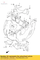 Tutaj możesz zamówić wspornik, maska, lo od Suzuki , z numerem części 9453008F00: