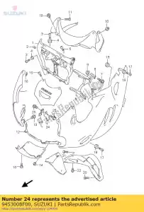 suzuki 9453008F00 wspornik, maska, lo - Dół