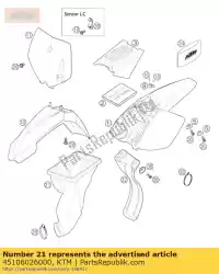 Ici, vous pouvez commander le carbur. Connec. Boot sxr jun. 02 auprès de KTM , avec le numéro de pièce 45106026000: