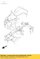 9461135F00, Suzuki, szyba przednia suzuki gsx r 600 750 1000 2000 2001 2002 2003, Nowy