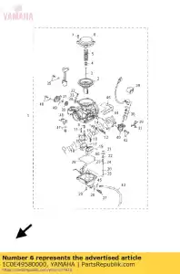 yamaha 1C0E49580000 deksel, diafragma - Onderkant