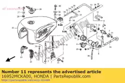 buis, b brandstof van Honda, met onderdeel nummer 16952MCKA00, bestel je hier online: