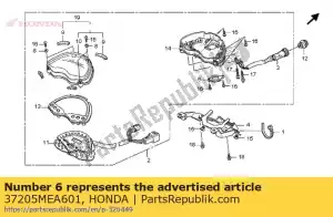 Honda 37205MEA601 plato - Lado inferior