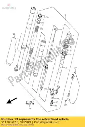 Qui puoi ordinare gruppo valvole, base da Suzuki , con numero parte 5117037F10: