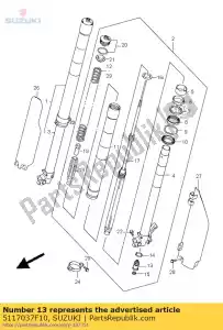 suzuki 5117037F10 gruppo valvole, base - Il fondo