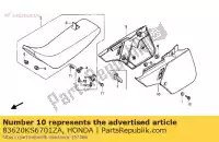 83620KS6701ZA, Honda, deksel * r134 / type1 * honda cr  r crm mk i cr125r cr250r 250 125 , Nieuw