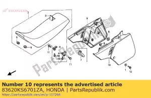 Honda 83620KS6701ZA couvercle * r134 / type1 * - La partie au fond