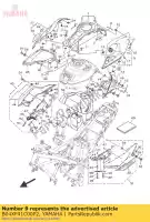 B04XF41C00P2, Yamaha, tankzijde deksel 1 yamaha mt 660 2016, Nieuw