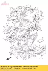 Here you can order the tank side cover 1 from Yamaha, with part number B04XF41C00P2: