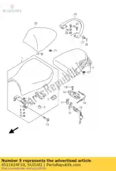 Ici, vous pouvez commander le support, siège auprès de Suzuki , avec le numéro de pièce 4511624F10: