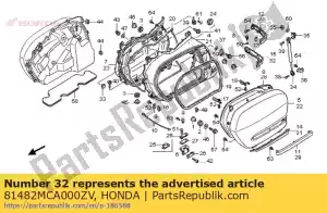 Honda 81482MCA000ZV formowanie, l. rr. antyklina - Dół