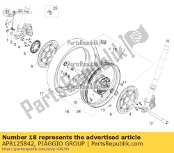 Aprilia AP8125842, Pier?cie? osadczy d47, OEM: Aprilia AP8125842