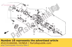 Qui puoi ordinare perno, gancio da Honda , con numero parte 45215166006: