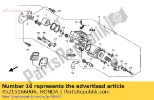 Honda 45215166006 pin, percha - Lado inferior
