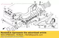 40515MBG000, Honda, guide, rr. air de frein honda vfr 800 1998 1999 2000 2001 2002 2003 2004 2005 2006 2007 2008 2009 2010 2011 2012 2013, Nouveau