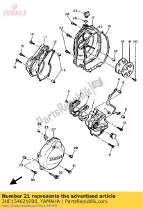 yamaha 3HE154621000 joint, couvercle de carter 3 - La partie au fond