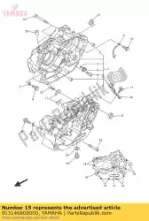 Aquí puede pedir perno, zócalo de Yamaha , con el número de pieza 913140609000: