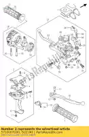 5710007G00, Suzuki, caso assy, ??garganta suzuki lt z 250 400 2003 2004, Novo