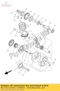 yamaha 901701237000 dado (2rh) - Il fondo