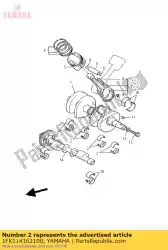 Tutaj możesz zamówić ? O? Ysko p? Askie, wa? Korbowy 1 od Yamaha , z numerem części 1FK114162100: