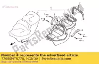 77650MT8770, Honda, copertina, sedile honda gl goldwing se gold wing interstate i aspencade a gl1500se 1500 , Nuovo