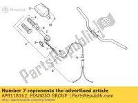 AP8118162, Piaggio Group, Ajustador de cabo aprilia mx rx tuareg rally marce classic pegaso rs racing 0 50 3 5, Novo