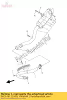 5XC146111000, Yamaha, rura wydechowa 1 yamaha yz yzf 250, Nowy