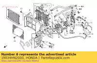 19034HN2000, Honda, placa, rad.grill honda trx500fa fourtrax foreman 500 , Novo