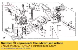 Honda 37890HN2006 sensor assy., throttle - Lado inferior