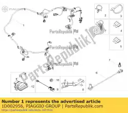 Here you can order the cable harness from Piaggio Group, with part number 1D002956: