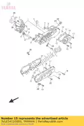 Aquí puede pedir tapa, cárter 1 de Yamaha , con el número de pieza 3VLE54110000: