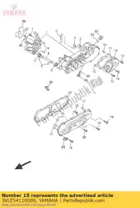 yamaha 3VLE54110000 tapa, cárter 1 - Lado inferior