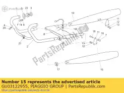 Here you can order the lh silencer s0355 from Piaggio Group, with part number GU03122955: