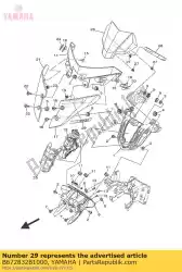 Qui puoi ordinare grafico, 15 da Yamaha , con numero parte B672832B1000: